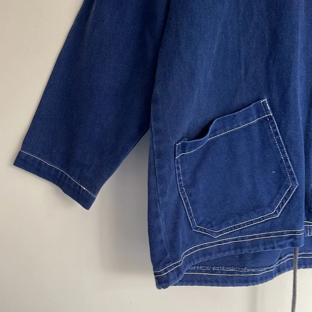 HANG TEN | Vintage style denim hooded anorak - Picture 4 of 8
